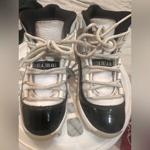 Jordan Kids Black and White Sneakers